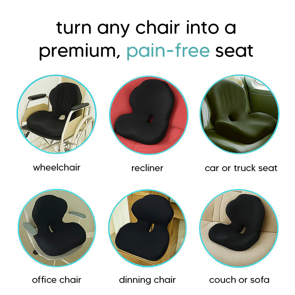 Relieve back, sciatica, and tailbone pain with Posture+