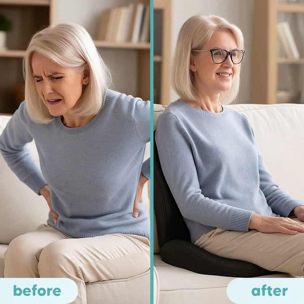 Relieve back, sciatica, and tailbone pain with Posture+