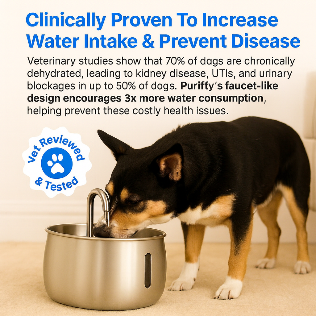 Protect your dog from dehydration and urinary emergencies with Trivo