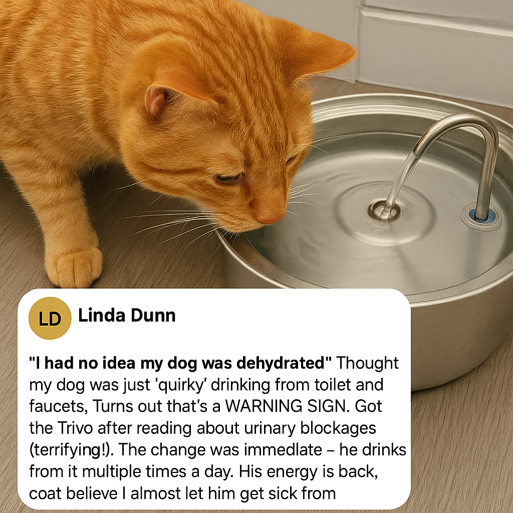 Protect your cat from dehydration and urinary emergencies with Trivo