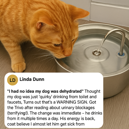 Protect your cat from dehydration and urinary emergencies with Trivo